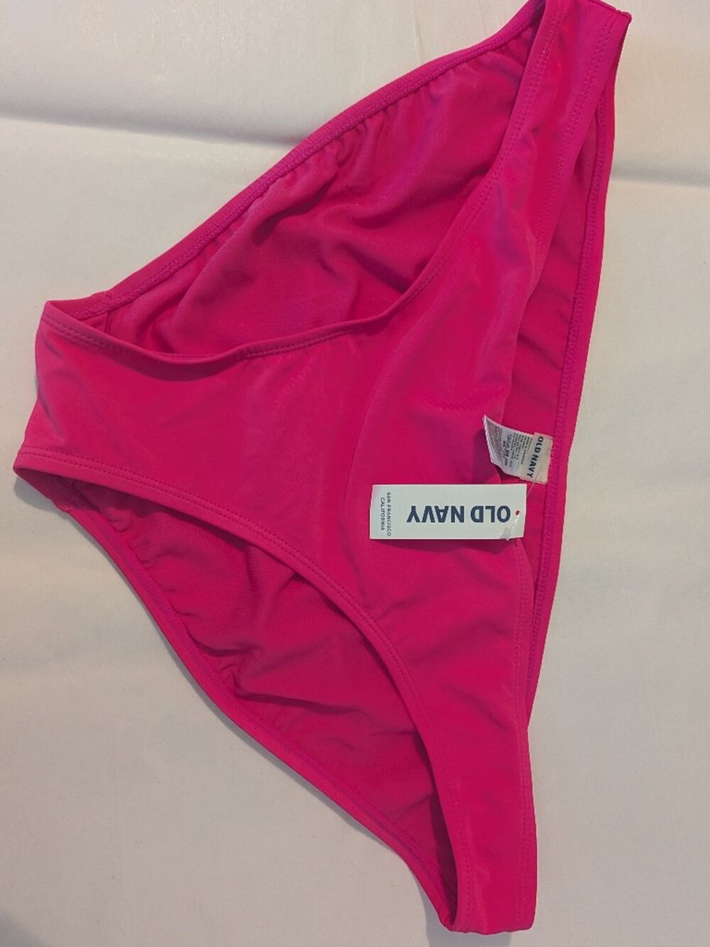 NWT | Hot Pink | Full Coverage back | Scoop front | Bikini Bottom | XL Old Navy